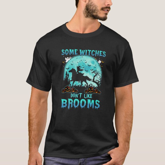 T-shirt Halloween Certaines sorcières n'aiment pas les piè (Devant)