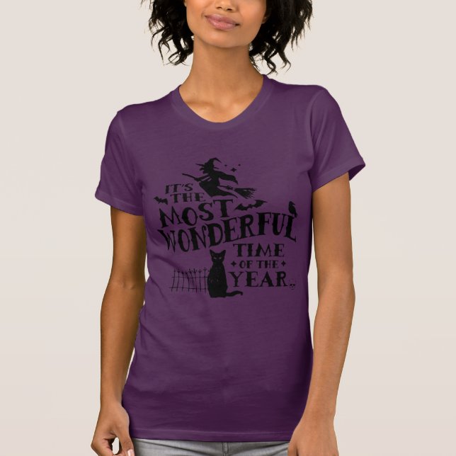T-shirt Halloween C'est la période la plus merveilleuse Fê (Devant)
