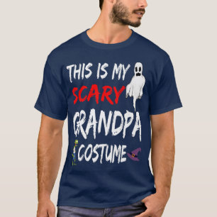 T-shirt Halloween C'Est Ma Scary Grand-pa Costume Sorcière