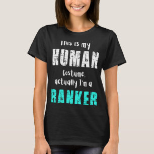 T-shirt Halloween C'est mon costume humain en fait je suis