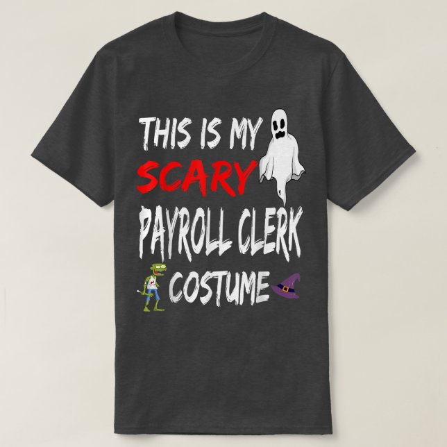 T-shirt Halloween C'Est Mon Scandale Costume De Greffier W (Design devant)