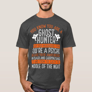 T-shirt Halloween chasse fantôme Camerca drôle chasseur fa