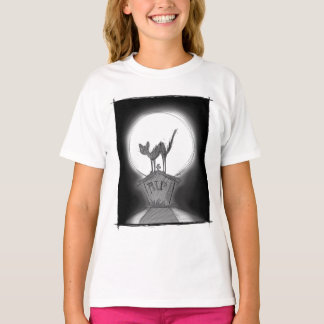 T-shirt Halloween Chat Enfants Tee