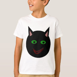 T-shirt Halloween Chat Noir Enfants T Chemise