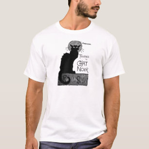 T-shirt Halloween Chat noir Mots français Conversation Noi