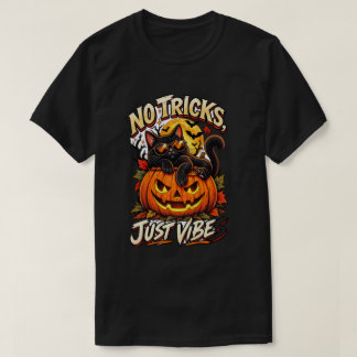T-shirt Halloween Chat Noir – Pas de Tours, Juste
