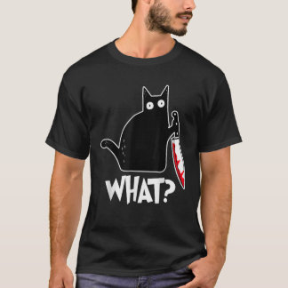 T-shirt Halloween Chat quoi pour les hommes Femmes Enfants