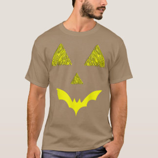 T-shirt Halloween chauve-souris citrouille Jack-o'-lantern