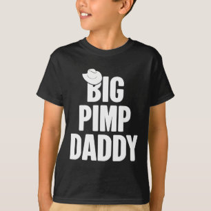 T-shirt Halloween Chemise Big Pimp Daddy Pimp Costume Part