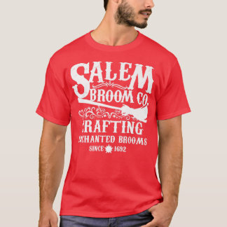 T-shirt Halloween Chemise sorcière femmes Salem Broom Comp