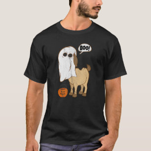 T-shirt Halloween Chèvre Ghost Costume mignonne Boo Chèvre