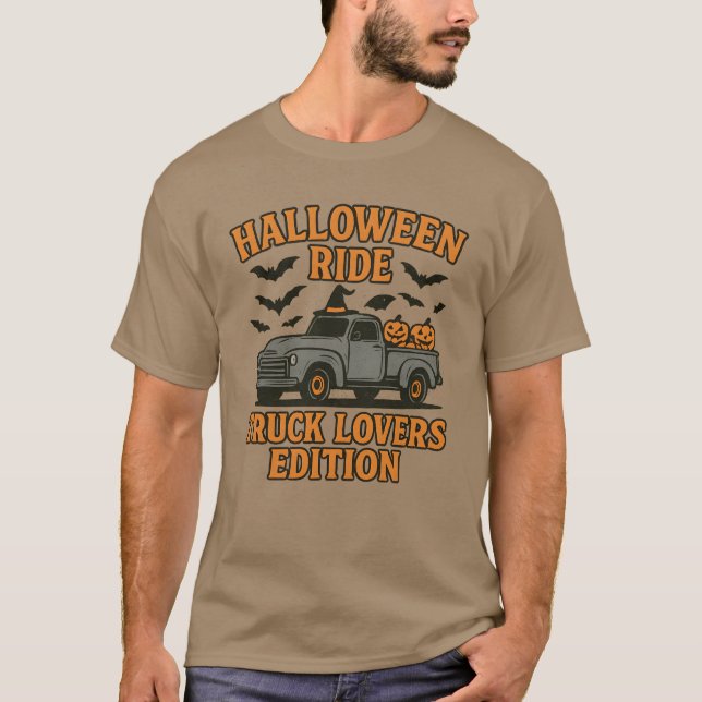 T-shirt Halloween Chevrolet Silverado (Devant)