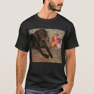 T-shirt Halloween Chien avec douceur dent Unisex
