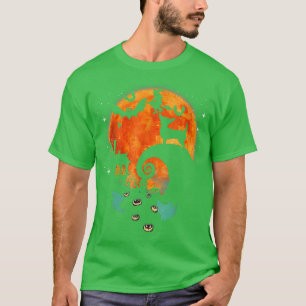 T-shirt Halloween Chihuahua Tee Chihuahua Dog Moon Howl In