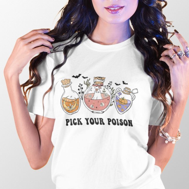 T-SHIRT HALLOWEEN CHOISISSEZ VOTRE POTION MAGIQUE | WITCHC (Créateur téléchargé)