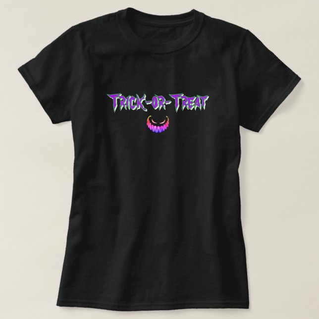 T-shirt Halloween/citrouille (Design devant)