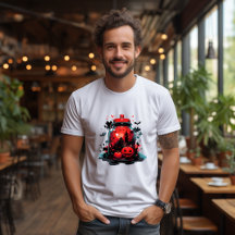 T-shirt Halloween, Citrouille, chauve-souris