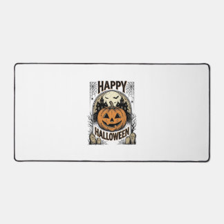 T-shirt Halloween Citrouille Cimetière Vintage Art