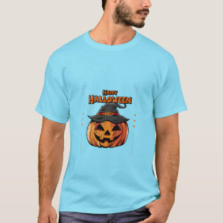 T-shirt Halloween : Citrouille classique