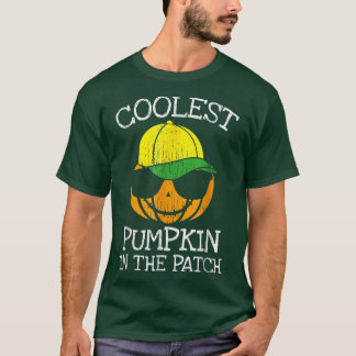 T-shirt Halloween Citrouille le plus frais dans le Patch F
