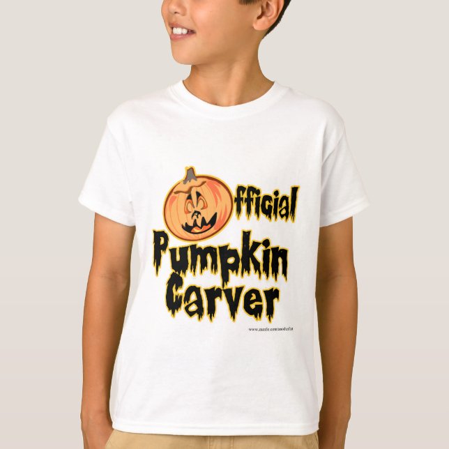 T-shirt Halloween Citrouille officiel Carver (Devant)