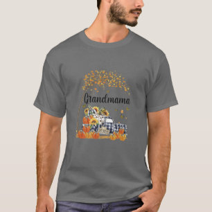 T-shirt Halloween Citrouilles de la petite mamie des femme