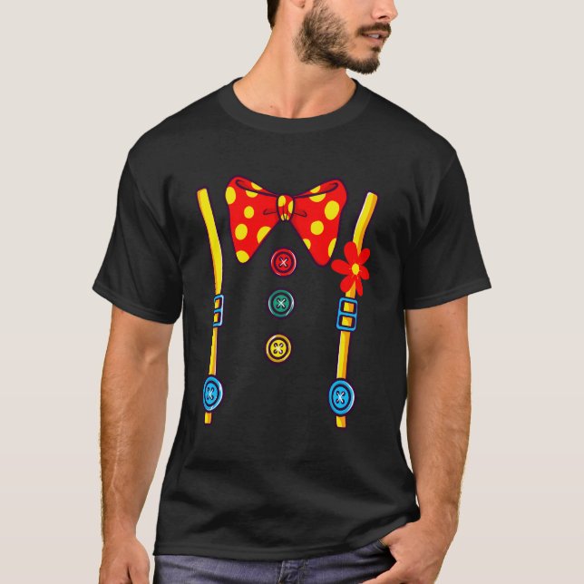 T-shirt Halloween clown (Devant)