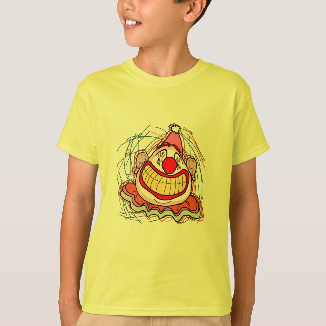T-shirt Halloween clown déplaisant (Devant)
