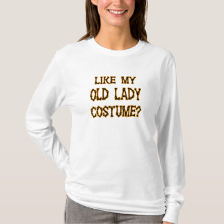 T-shirt Halloween - comme mon costume de vieille dame