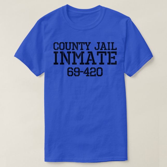 T-shirt Halloween Comté Prisonnier Drôle Prisonnier Costu (Design devant)