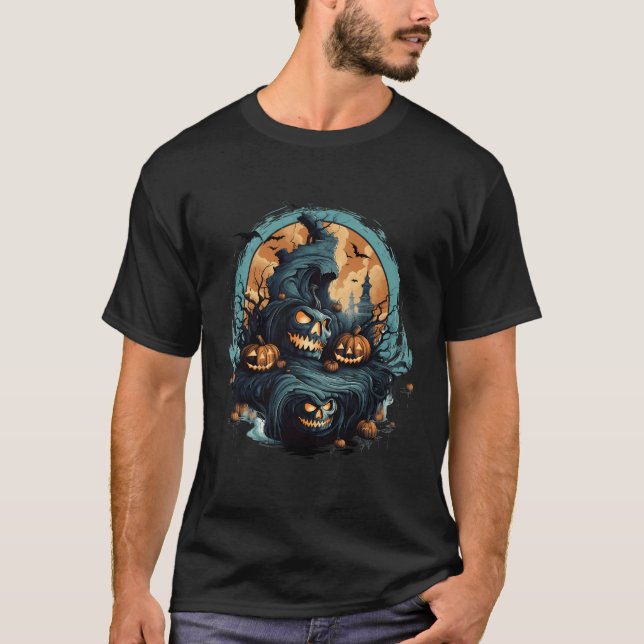 T-shirt Halloween Cool Graphisme Art spécial (Devant)