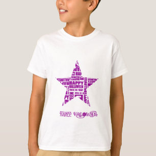 T-shirt Halloween Cool Personnalisé Whimsical Typographie