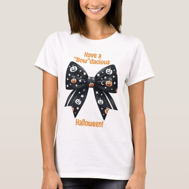 T-shirt Halloween Coquette "arc" conception dacieuse (Devant)