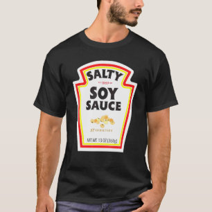 T-shirt Halloween Costume Correspondant Salty Soy Sauce Bo