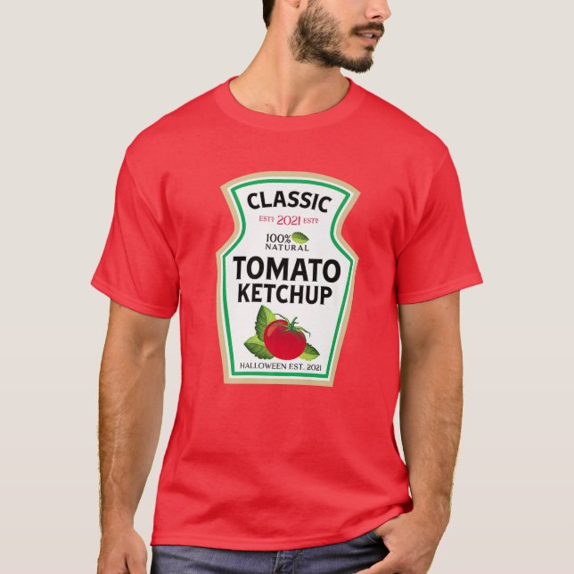 T-shirt Halloween Costume correspondant Soupe Tomate Ketch (Devant)