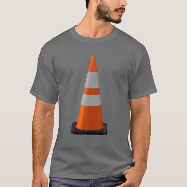 T-shirt Halloween Costume de trafic cône drôle sécurité si (Devant)