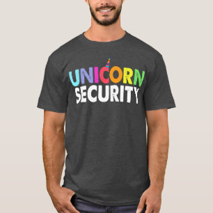 T-shirt Halloween Costume fille mère Unicorne Sécurité