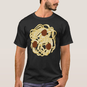 T-shirt Halloween Costume nourriture Spaghetti boules de v