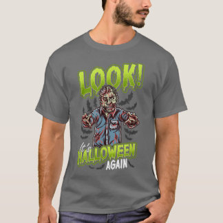 T-shirt Halloween Costume Zombie Monster Appera Look Hallo