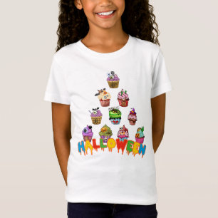T-Shirt Halloween Cupcake Tee, Trick ou Treat Shirt