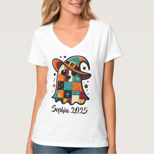 T-shirt Halloween Cute Patchwork personnalisé