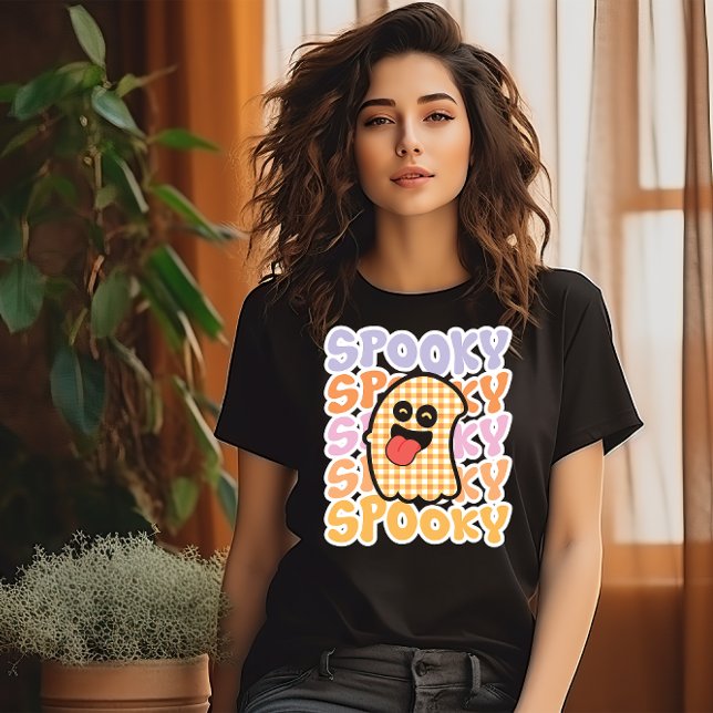 T-SHIRT HALLOWEEN CUTE RETRO ÉFFRAYANT GHOST (Créateur téléchargé)