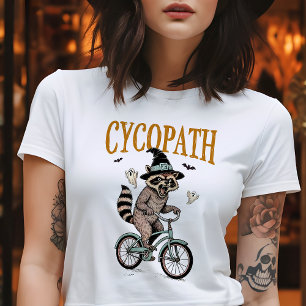 T-shirt Halloween Cycopath Vintage Raccoon