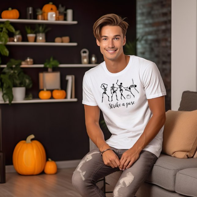 T-shirt Halloween Dancing Skeleton Personnaliser drôle Tex (Créateur téléchargé)