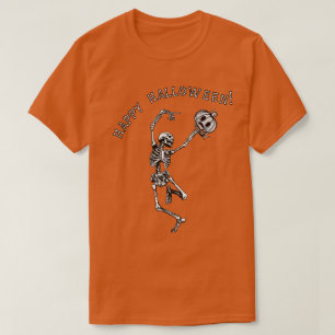 T-shirt Halloween Dancing Squelette Citrouille Jack-O-Lant