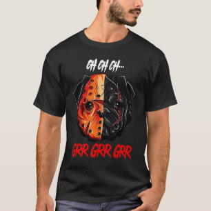 T-shirt Halloween dangereux taureau chien Horreur