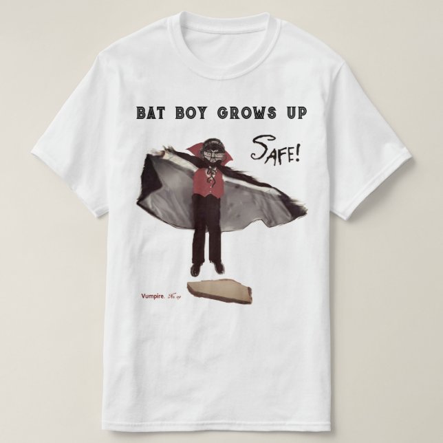 T-shirt Halloween de baseball (Design devant)