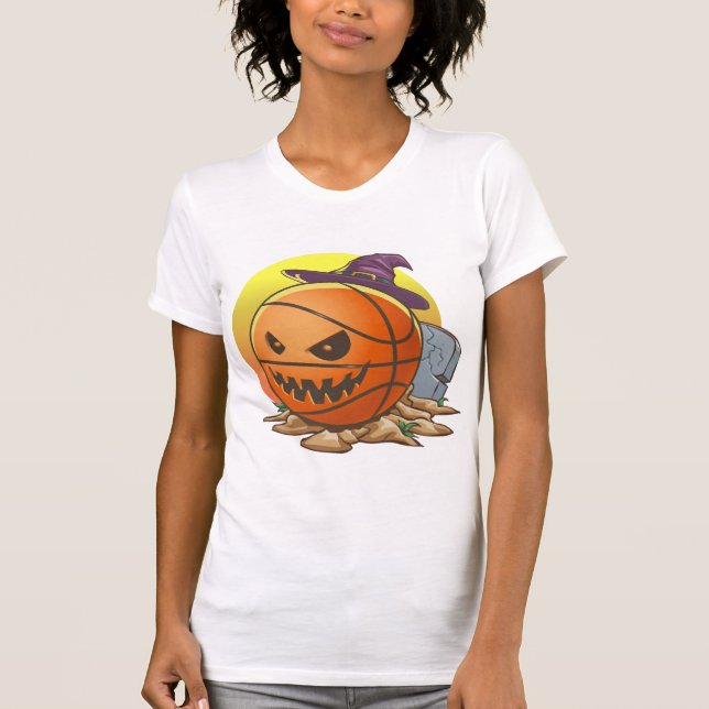 T-shirt Halloween de basket-ball (Devant)