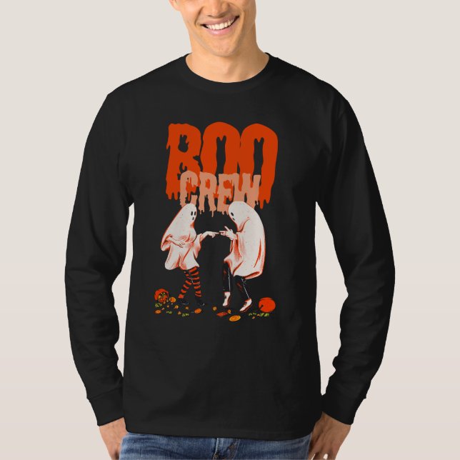 T-shirt Halloween de Boo Crew | Amusant et Éffrayant (Devant)