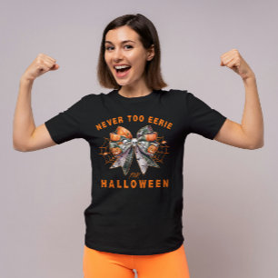 T-shirt Halloween de Bow jamais trop étrange fêtes drôle